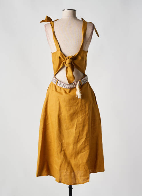 Rochie midi portocaliu LA PETITE FRANCAISE femeie