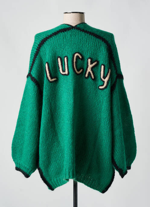 Vestă cu mâneci lungi verde SAK'S femeie