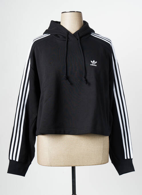 Hanorac negru ADIDAS femeie