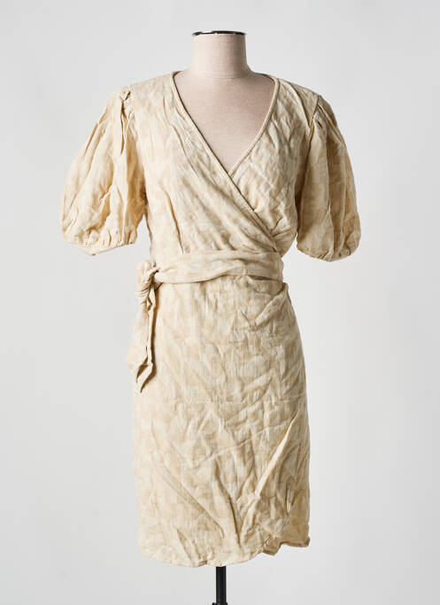 Rochie scurtă bej OBJECT femeie