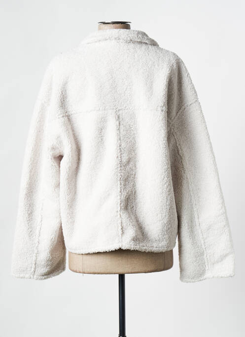 Palton scurt alb SAMSOE & SAMSOE femeie