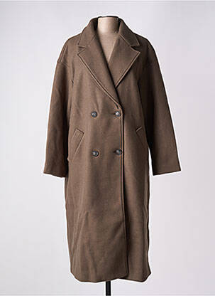 Palton lung maro VILA femeie