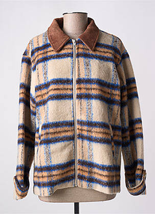 Palton scurt bej OBJECT femeie