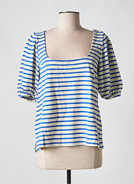Tricou albastru GRACE & MILA femme