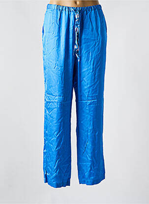 Pantalon larg albastru SAK'S femeie