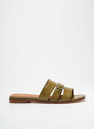 Sandale/Pantofi decupați kaki ANAKI femeie