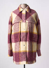 Palton lung violet IRO femme