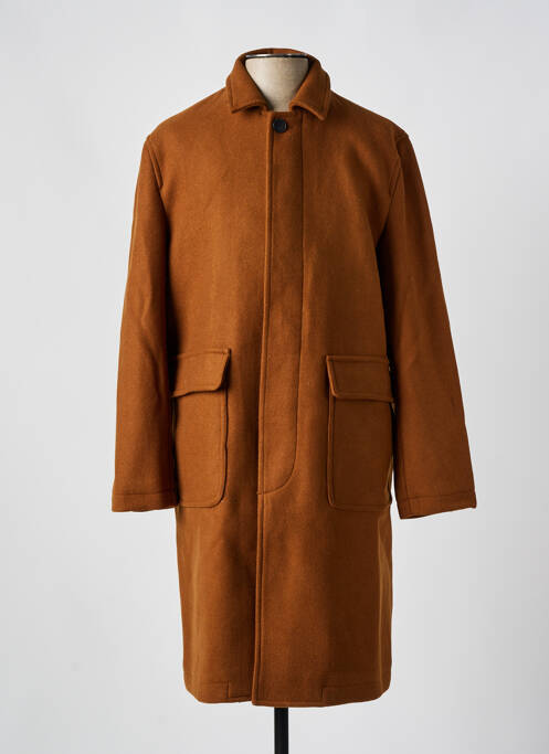 Palton lung maro MINIMUM bărbat