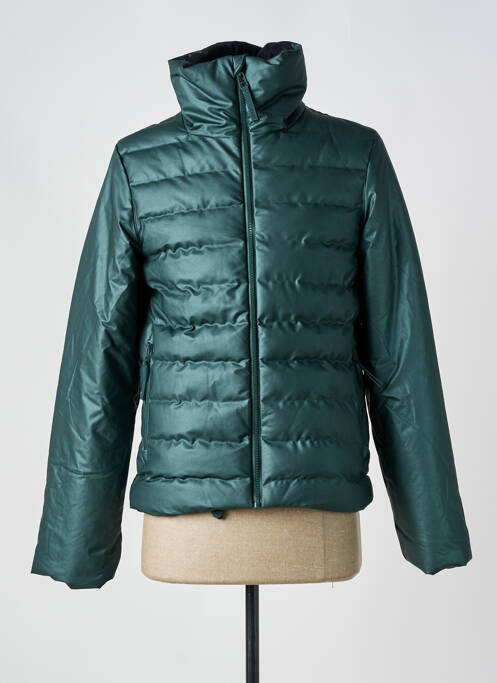 Geacă matlasată verde RAINS femeie