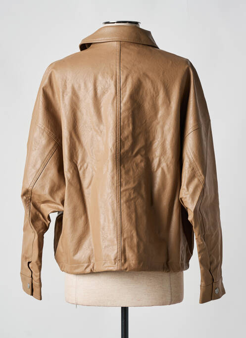 Geci din piele ecologică bej VILA femeie