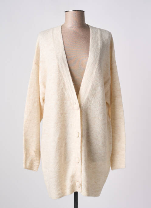 Vestă cu mâneci lungi bej OBJECT femeie