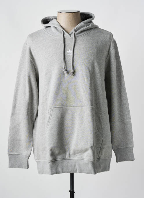 Hanorac cu glugă gri ADIDAS femeie