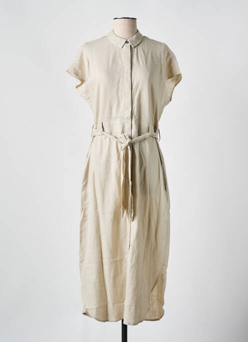 Rochie midi bej OBJECT femeie