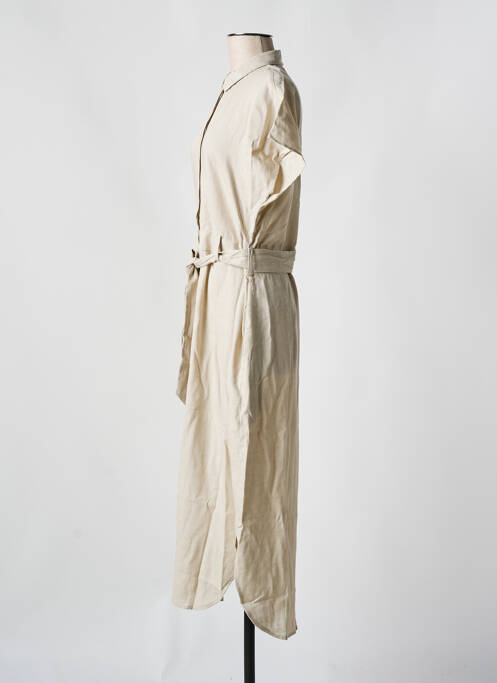 Rochie midi bej OBJECT femeie