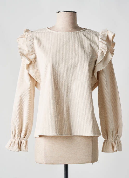 Top alb ROSAE femeie