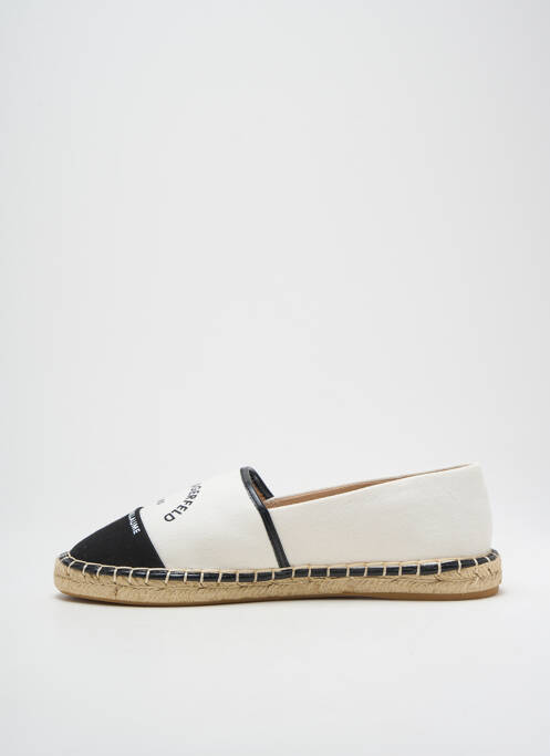 Espadrile alb KARL LAGERFELD femeie