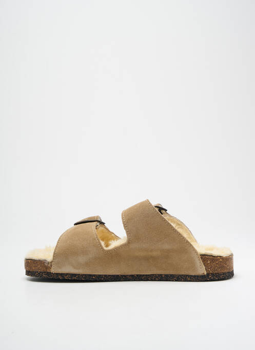 Sandale/Pantofi decupați bej BOSABO femeie