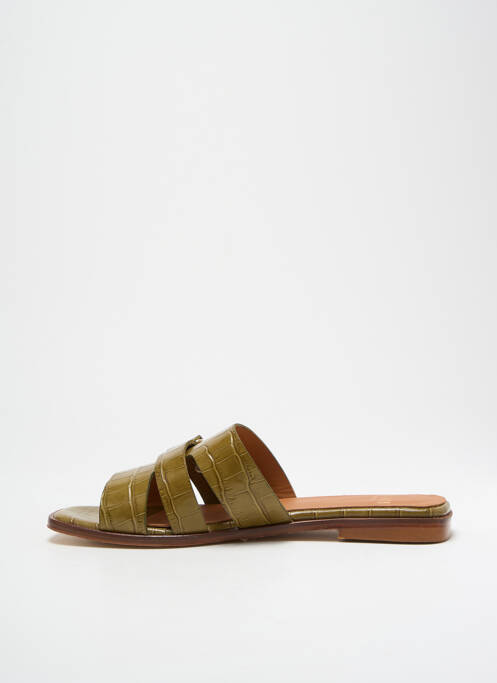 Sandale/Pantofi decupați kaki ANAKI femeie