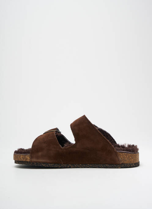 Sandale/Pantofi decupați maro BOSABO femeie