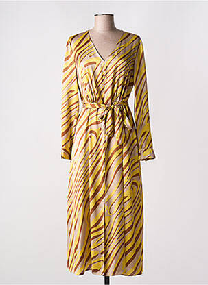 Rochie midi galben PENNYBLACK femeie