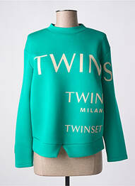 Hanorac verde TWINSET femeie