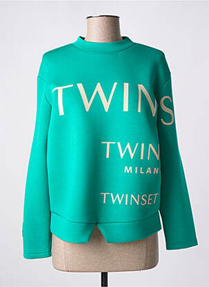 Hanorac verde TWINSET femeie