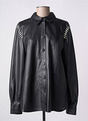 Geci din piele ecologică negru KARL LAGERFELD femeie