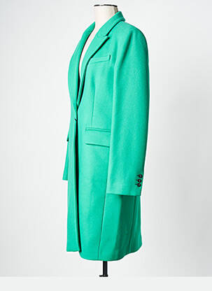 Palton lung verde TWINSET femeie