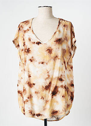 Top bej PLEASE femeie