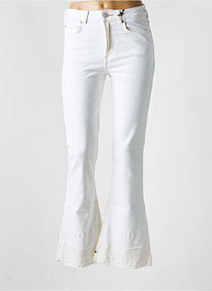 Blugi bootcut alb SCOTCH & SODA femeie