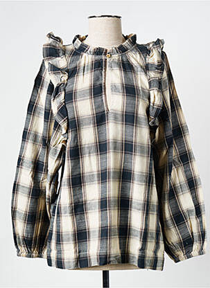 Top alb BONTON femeie