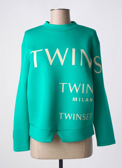 Hanorac verde TWINSET femeie