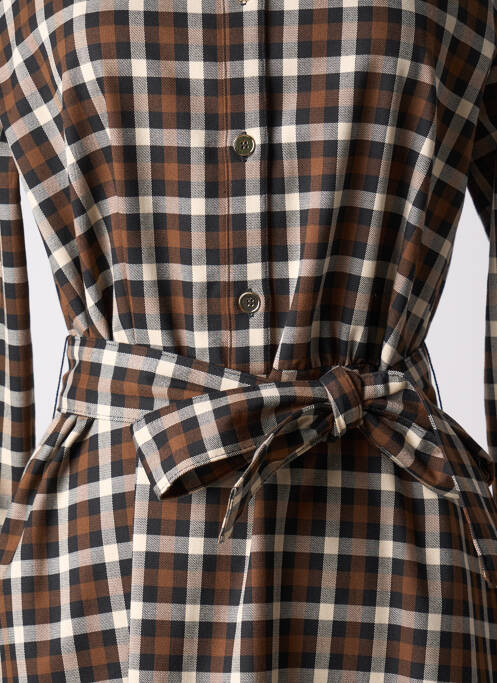 Rochie midi maro PENNYBLACK femeie