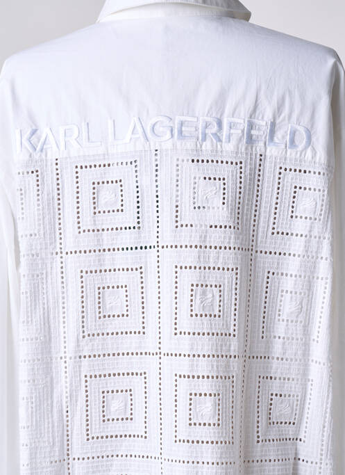Cămașă alb KARL LAGERFELD femeie