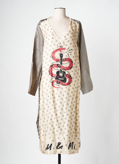 Rochie lungă bej SAK'S femeie