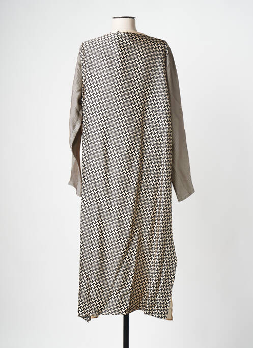 Rochie lungă bej SAK'S femeie