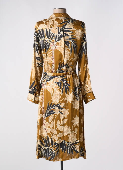 Rochie midi galben LA PETITE FRANCAISE femeie