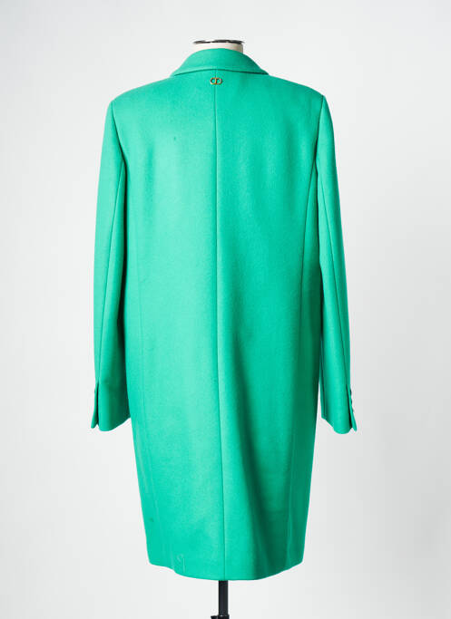 Palton lung verde TWINSET femeie