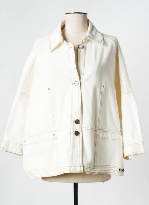 Jachetă de blugi alb OOF WEAR femeie