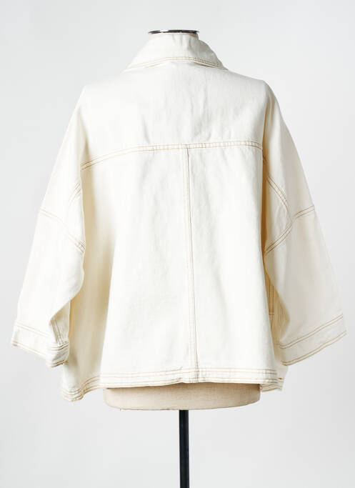 Jachetă de blugi alb OOF WEAR femeie