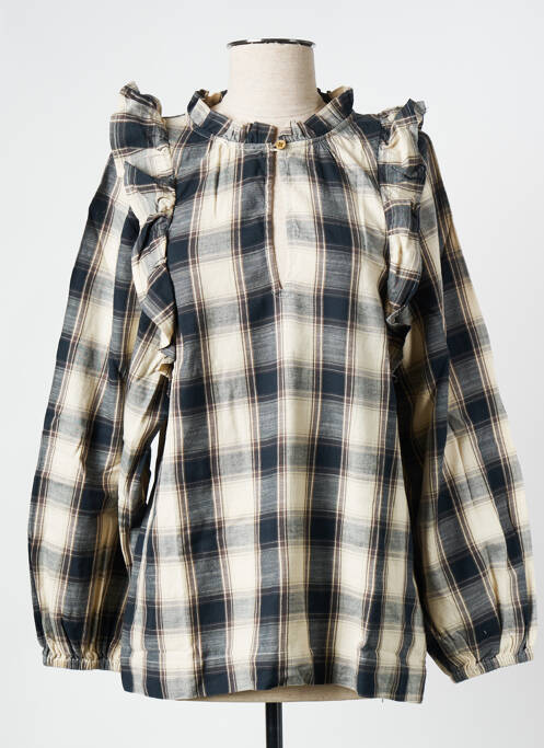 Top alb BONTON femeie