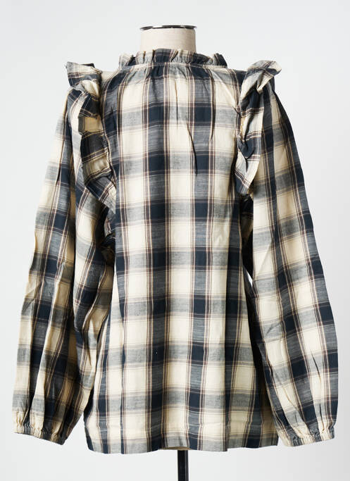 Top alb BONTON femeie