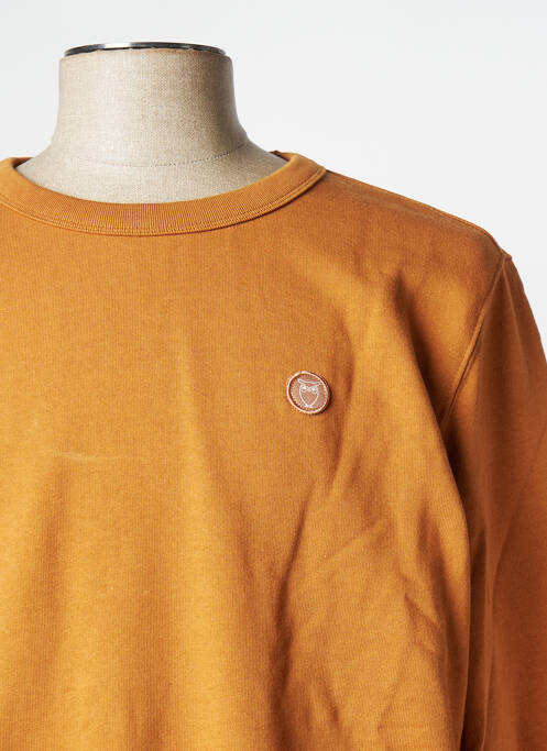 Hanorac maro KNOWLEDGE COTTON APPAREL bărbat