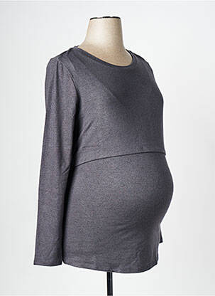 Tricou / Top maternitate gri NOPPIES femeie