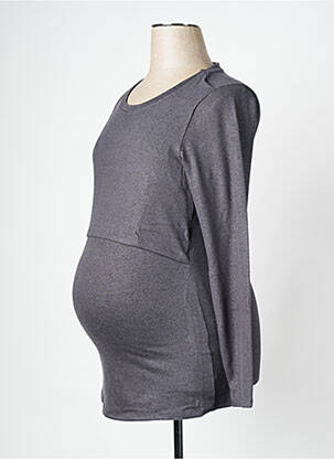 Tricou / top maternitate gri NOPPIES femeie
