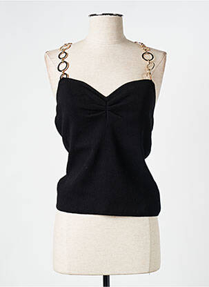 Top negru MUSIER femeie