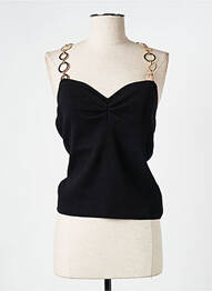 Top negru MUSIER femeie