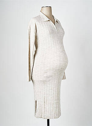 Rochie de maternitate alb SUPERMOM femeie