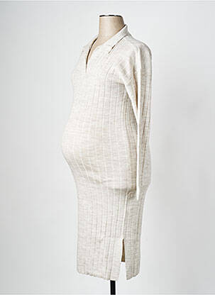 Rochie de maternitate alb SUPERMOM femeie