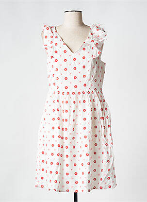 Rochie scurtă alb MOLLY BRACKEN femeie